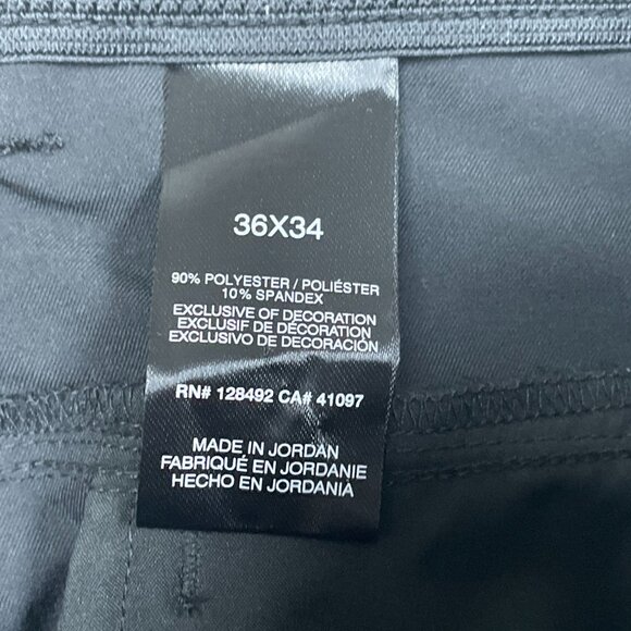 Greg Norman Mens Black Golf Stretch Pants 36x34 Performance Fit a0468 - Picture 4 of 9